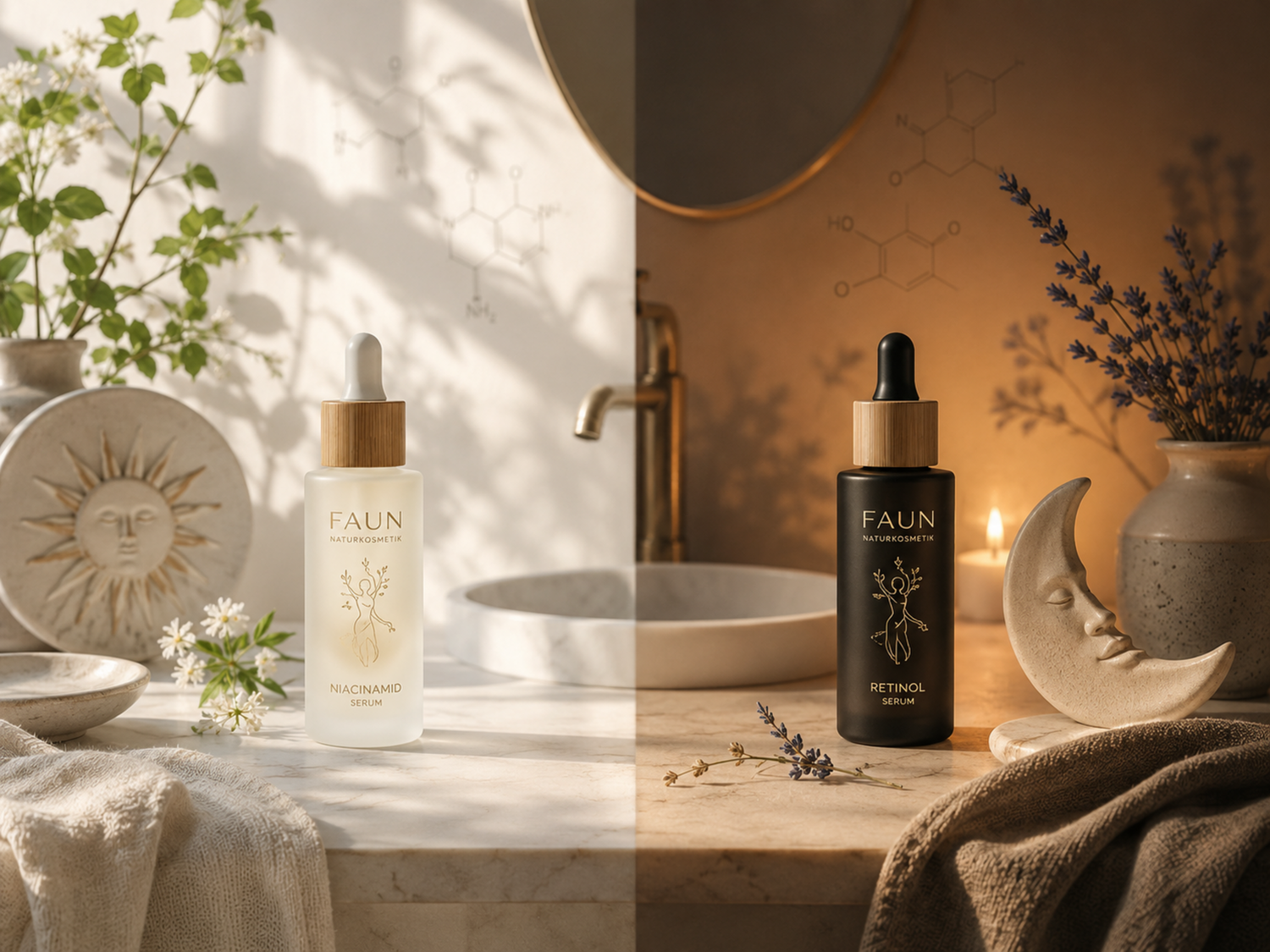 Morgenroutine vs Abendroutine