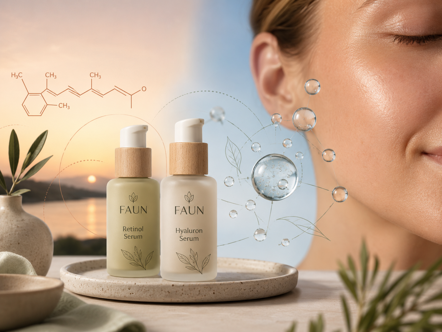 Retinol und Hyaluron gemeinsam anwenden