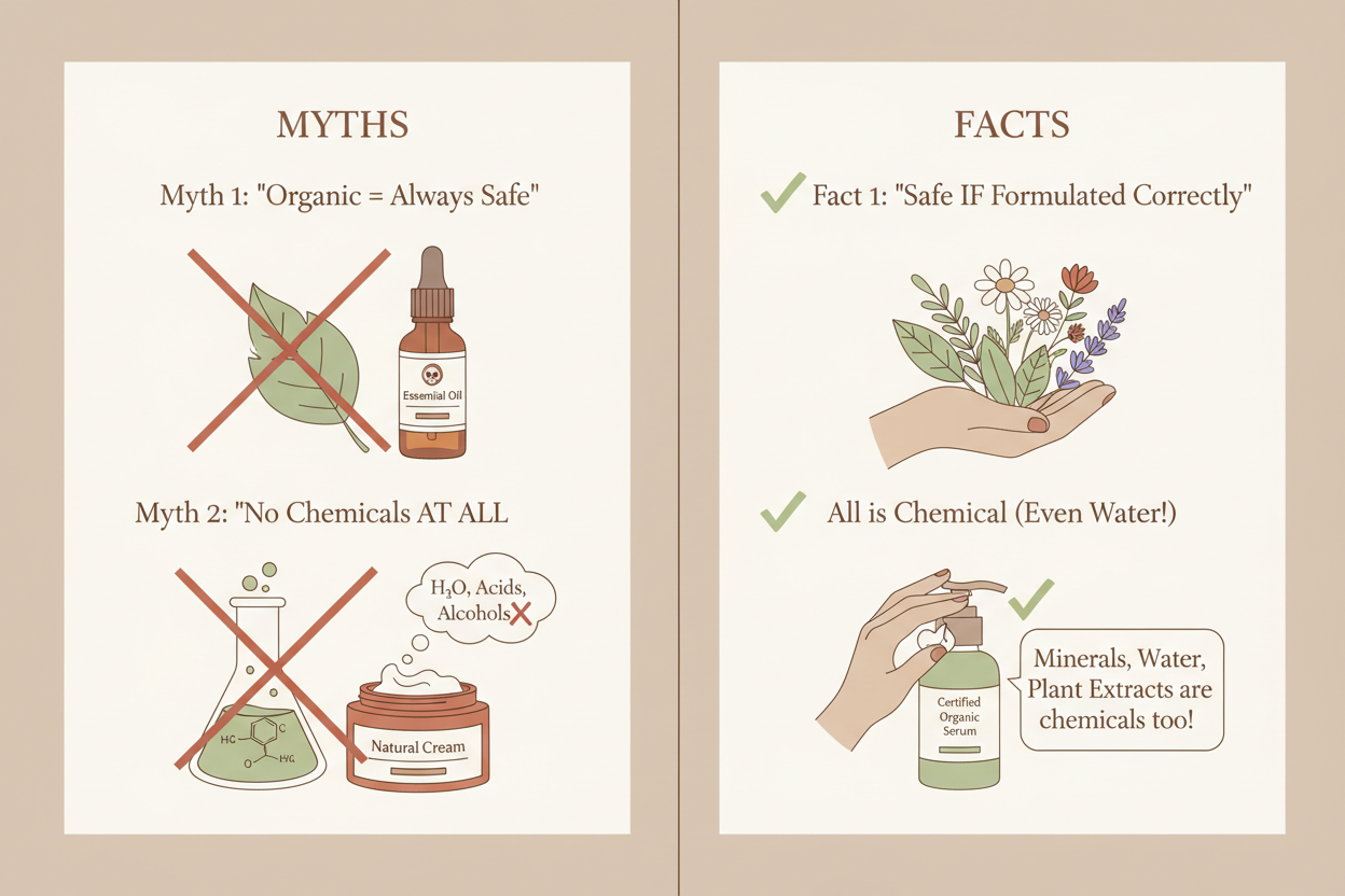 Naturkosmetik-Mythen, die du endlich vergessen kannst