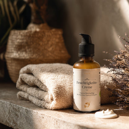 Hydro-Feuchtigkeitscreme mit Bio-Aloe Vera, 2-fach Hyaluron &amp; Kaktusfeige