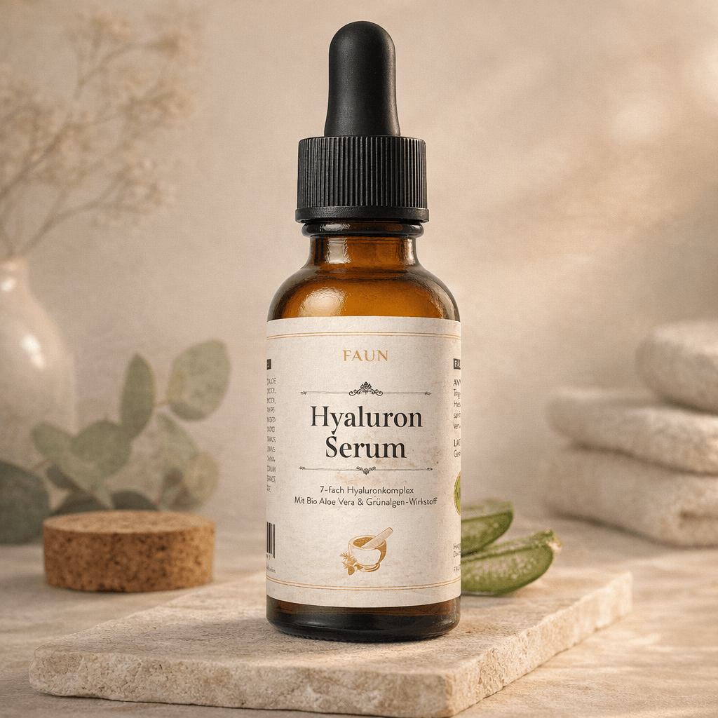 Hyaluron Serum mit multi-molekularer Hyaluronsäure &amp; Pentylene Glycol | Sofort-Feuchtigkeit &amp; Aufpolster-Effekt für alle Hauttypen