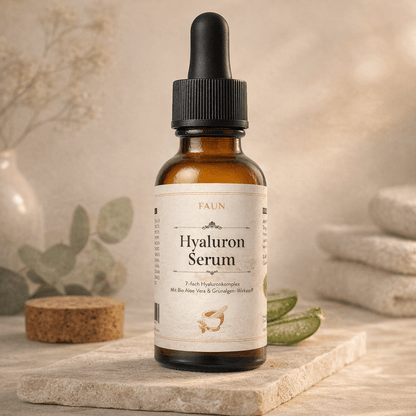 Hyaluron Serum mit multi-molekularer Hyaluronsäure &amp; Pentylene Glycol | Sofort-Feuchtigkeit &amp; Aufpolster-Effekt für alle Hauttypen