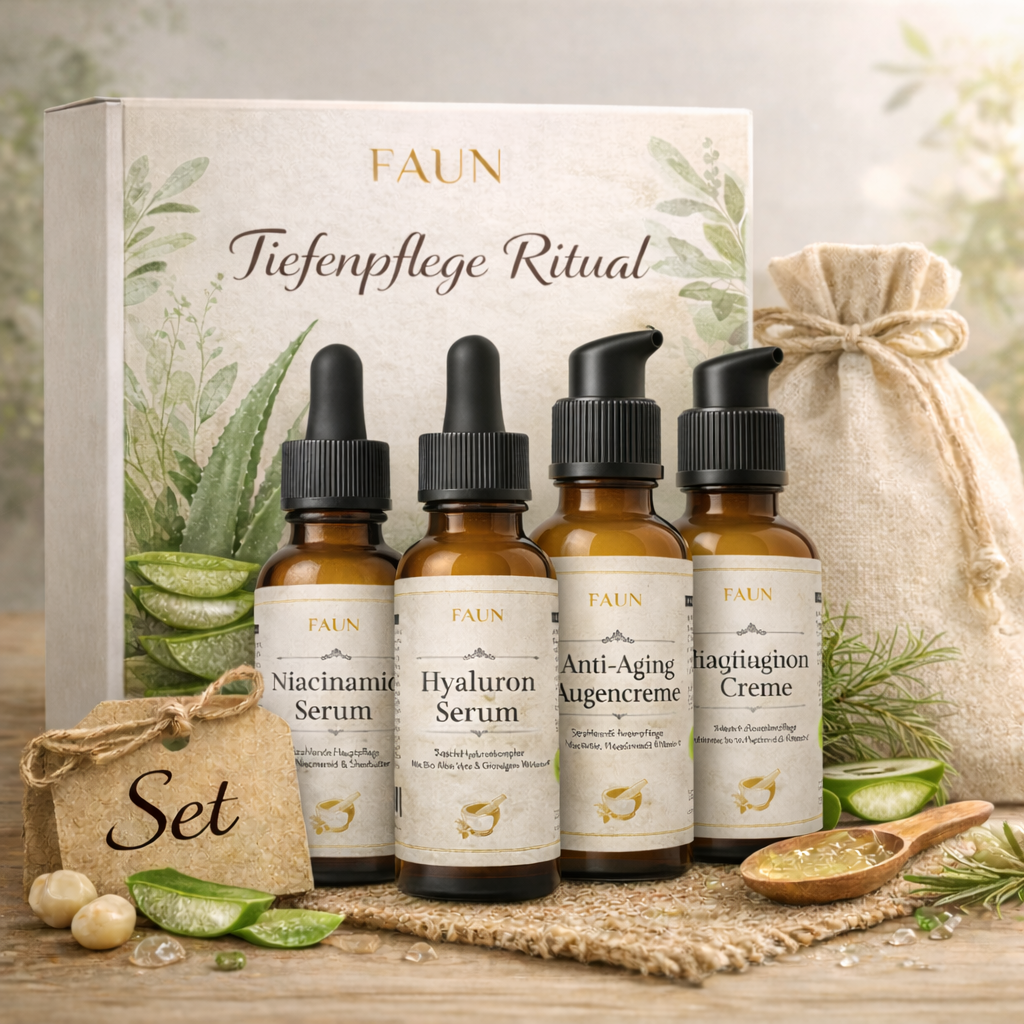 4er-Set: Tiefenpflege Ritual – Für glattere, durchfeuchtete und ebenmäßige Haut